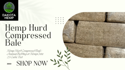 Hemps Hurd Bale and Animal Bedding